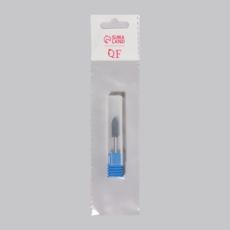 Silicone cutter for polishing, medium, 5 × 16 mm, in a plastic case, black color-5