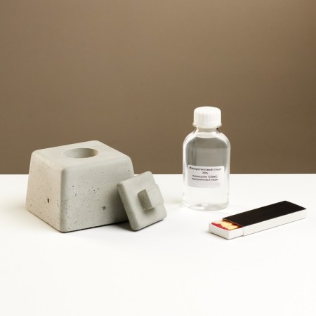 Biocemine desktop "cube" 10 x 7 cm, fuel and matches in the kit-4