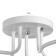 Chandelier 1341001/5br E27 15W white-brown BayerLux