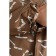 Women's jacket, size 66, brown color