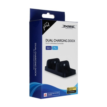 Charger station for 2 gamepads PS4 PRO/SLIM, Dobe TP4-002, Dual Changing DOC, Black-5