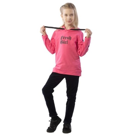 Hoody, height 116 cm, raspberry color-3