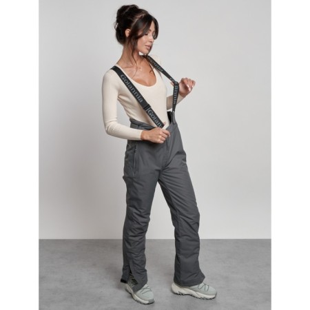 Semi -combinezone ski insulated female winter, size 44, color gray color-16