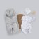 Kinderlitto Rabbits, 4 items, height 50-56 cm, gray-gray