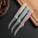 Knife for cleaning vegetables "Ringo", blade 7.5 cm, color mix