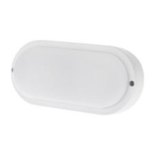 Светильник ЖКХ LED пылевлагозащищенный овал IP65 18Вт 1800Лм 6500K с микроволновым датчиком движения