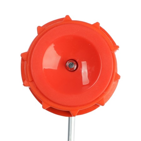 Decorative tundra roller, rubber, "bricks", handle d = 6 mm, 180 mm-7