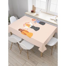 Tables on the table “Recognition of love”, rectangular, oxford, size 145x180 cm