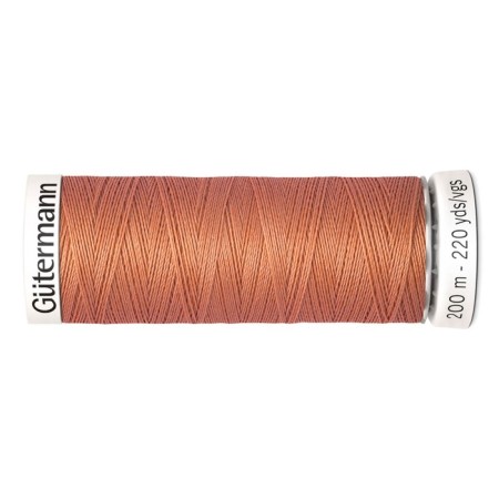 SEW-HALL thread for all materials, 200 m, 748277 (377 caramel-apricot)