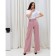 Women's straight pants MIST, size 42, pink color