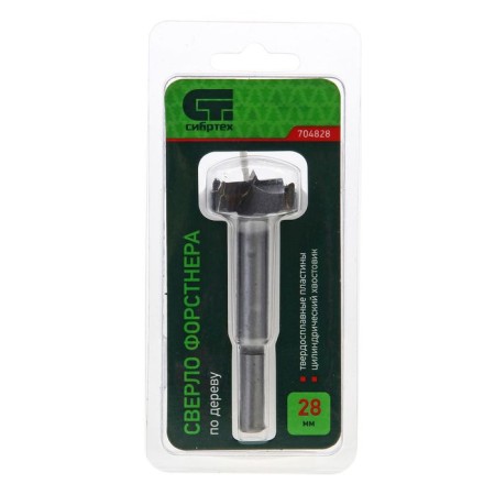 Drill Drill Woods "Sibrtekh", 28 mm, cylindrical shank-1