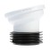 Fan pipe for the toilet "Ani Plast" W1228, 110 mm x 14 °, short