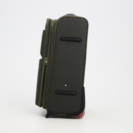 Middle suitcase 24 ", lightning department, code castle, 3 wheels, 2 outer pockets, khaki color-3