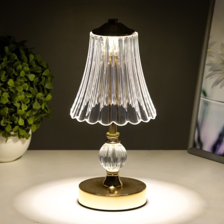 Table lamp sensory "aspira" LED 10W battery gold 12x12x30 cm-4