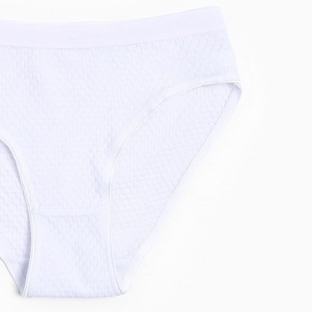Panties female color white, size 50-52-1