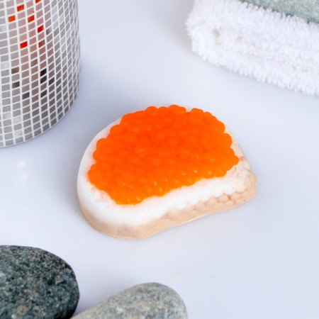 New Year's figure soap "Baget with caviar" 40 g
