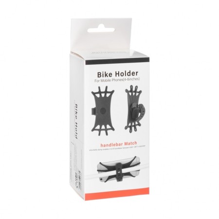 Moto phone holder for steering wheel, rotation 360, black-6