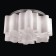 Ceiling Ceiling ST LUCE. SL117.502.06. ONDE. 6x60 watts, E27, 52x52x25 cm, silver color