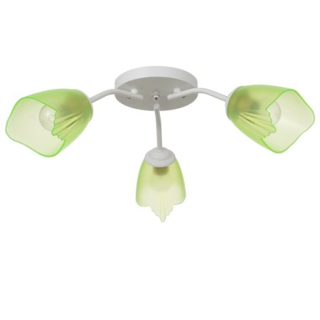 Six 3x15W E27 white-green 50x50x15cm Bayerlux