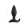 Anal plug Lovense Hush, s, silicone, black, 12.1 cm