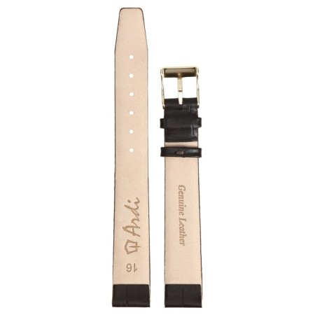 Male watch strap, 16 mm, chopper 90 mm, larynx 125 mm, genuine leather, elongated-3