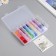 Glass 8/0 (3 mm) in the box "Bright" 28 colors x 10 g + decor 17.5x10.5x2.4 cm