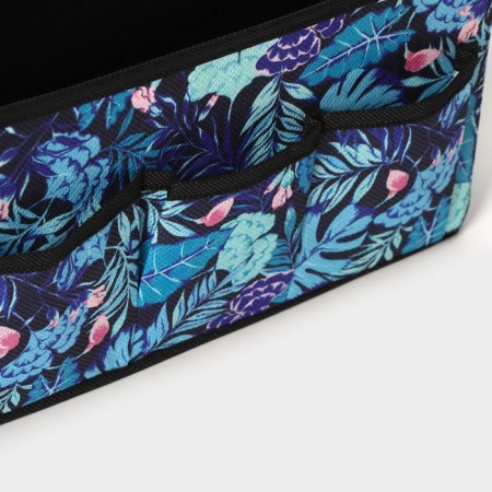 Boxing for the little things "Tropics", 3 pockets, 25 × 12 × 15 cm, blue color-2