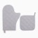 Set of kitchen shade "Love and warmth": a severity 17x17 cm, mittens-seging 20x28 cm, 35% cotton