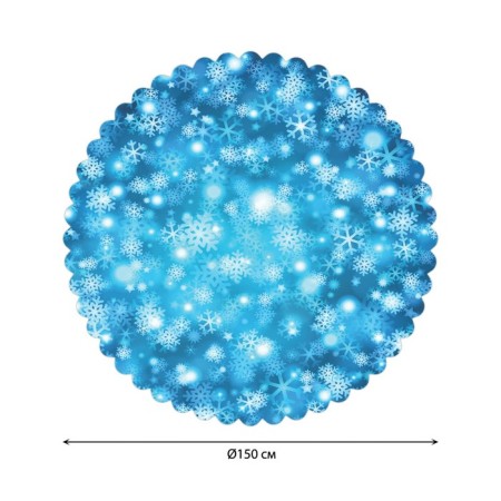 The tablecloth "Snow Patter", Round, Saten, D = 150 cm-1