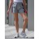 Women's shorts ise, size 46 cm, gray color