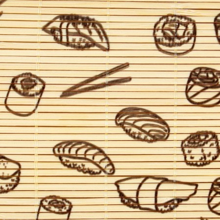 Qinovka Makis for the preparation of land and rolls "Sushi", 22 x 24 cm-4