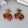 Decor for creativity Metal "Grenades on a branch" 3.2x2.3 cm