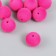 Beads for creativity velvet spraying "dark pink" set 10 pcs d = 1.4 cm
