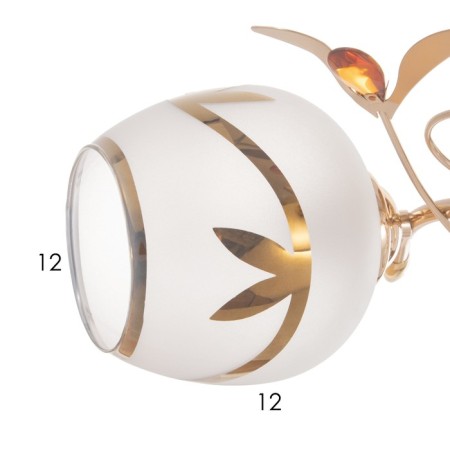 Jeannet chandelier 3x40W E27 Gold Model: 2800064-5