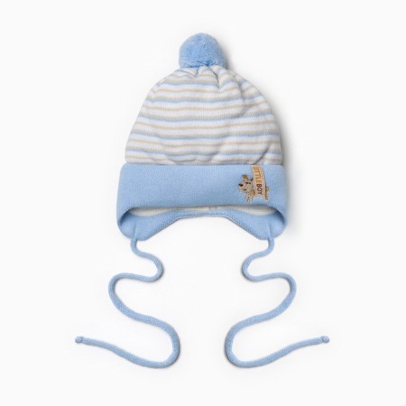 Baby hat, blue color, size 36-38