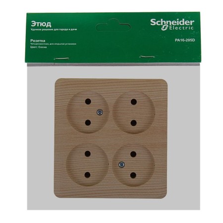 Sketch "Etud" Sche PA16-205D, 16 A, four-seater, without salary, outer, pine color-2