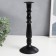 Summary Metal for 1 candle "Stylish" black matte 26x10x10 cm
