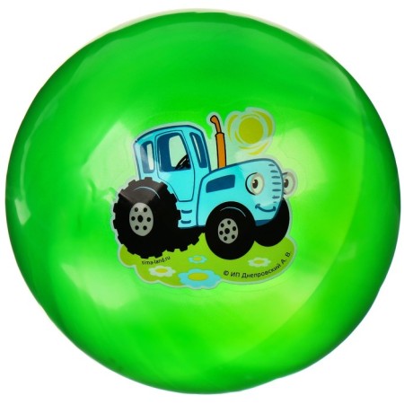 Children's ball, blue tractor, diameter 22 cm, 60 g., Mix colors-3
