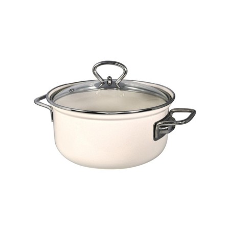 Pan with a lid, pearl color, d = 18 cm-2