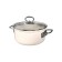 Pan with a lid, pearl color, d = 18 cm