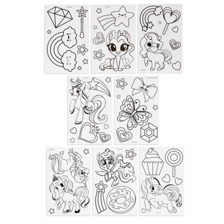 Set for creativity “Color stained -glass windows. Pony ", 20 pcs. In the set-2