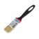 Flat brush "Akor" euro, natural bristles, plastic handle, 25x8 mm