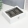 Casket wood for clock 3 divisions and jewelry "Snow White" 7.4x18x22 cm
