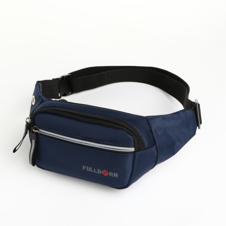 Board belt on a zipper, 2 outer pockets, blue color