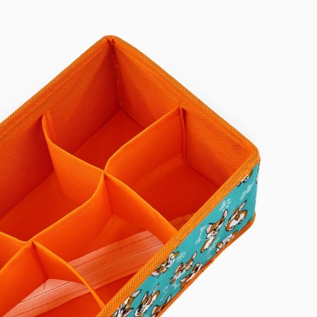 Organizer for storage, coffee for linen 8 cells "Corgi", 28 x 16 x 10 cm-4