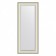 EvoForm mirror in a baguette frame, with fatset, 78 mm, 54x134 cm, color white skin with chrome