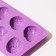 Form for decorations of the share "Easter", silicone, 22 × 11 × 3 cm, 10 cells, color mix