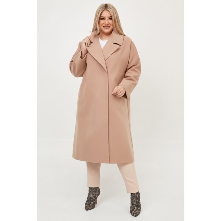 Female coat, size 58, beige color