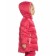 Coat for girls, height 116 cm, raspberry color