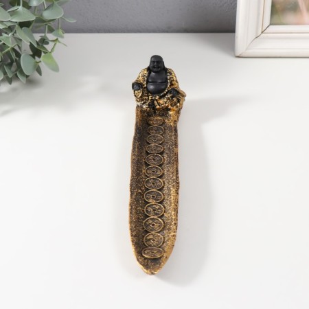 Standing under the incense "Hothey in golden bathrobe" gold 22.5x4x5x5 cm